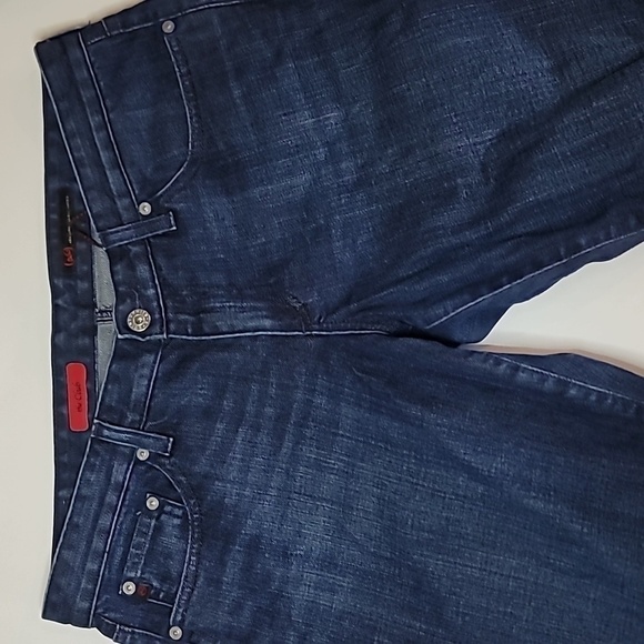 AG ADRIANO GOLDSCHMIED The Club Bootcut Flare Fitted Dark Wash Jeans Denim - Picture 2 of 9